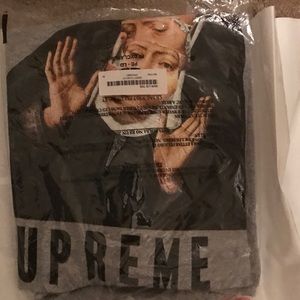 NWT SS17 Supreme Nun L/S Tee - XL - Grey